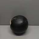 Core Weighted Medicine Ball 8 lbs, Soft Touch Vegan Leather with Sturdy Grip for Strength Training, Recovery, Balance Exercises and Other Full-Body Workouts (Black)