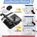 Locking Lid Replacement Compatible with Ninja BL610 BN751 Blender 72oz XL Pitchers New Model, Replacement Newer Square Top Cover for Ninja 72 OZ Pitcher BL642 BL710WM BN701 BN800 BN801 CO610B