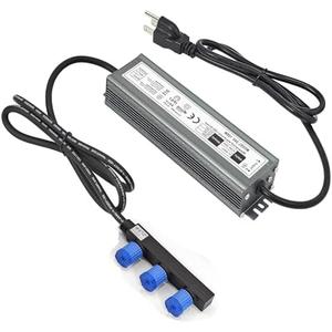 Waterproof Power Supply for Philips Hue Outdoor Lighting - 120W,24V 3-Head Output Waterproof Power Adapter for Lily Spot, Lily XL, Calla Pathway,Impress Pedestal,and Impress Wall Lights.