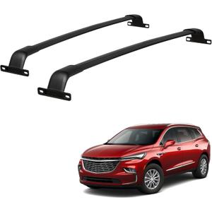 ALAVENTE Roof Rack Crossbar fits for Buick Enclave 2018-2025 with Side Rails(NOT FIT MODELS WITH FRONT POWER SUNROOF) 165lbs Adjustable Aluminum Crossbars for Roof Boxes Bags Kayak Bicycle Accessories