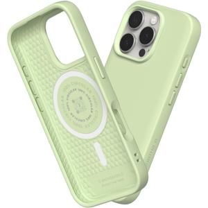 RhinoShield SolidSuit Case Compatible with Magsafe for [iPhone 16 Pro Max] | Shock Absorbent Slim Design Protective Cover with Premium Matte Finish 3.5M / 11ft Drop Protection - Pastel Matcha