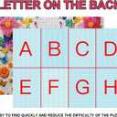 2 x BUHAH 3D Colorful Butterfly Flower Puzzles for Adults 1000 Pieces Beautiful Floral Art Jigsaw Puzzles Impossible Challenging Aesthetic Puzzle as Family Game Decor