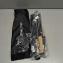 Trekology Trek-Z Collapsible Hiking & Trekking Poles - Balance Support for Seniors, Women, and Men, 2pc Per Set (100-120 cm, Volcanic Obsidian Black)