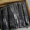 Door Hinge 4 Inch Interior Door Hinges Matte Black 4 Inch Interior Hinges Flat Iron Hinge 4"x 4" Door Hardware 5/8" Radius - 12 Pieces