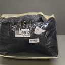 60ftx12ft Black Wrinkle-Free Wedding Backdrop Curtain -Silky Washable Black Polyester Drapes for Baby Showers, Birthday Parties, Photography, and Wedding Receptions-12 Panels 5FTx12FT