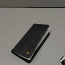 Wallet Case for iPhone 17 Compatible with Magsafe, 2-in-1 PU Leather Flip RFID Blocking Card Holder Stand Shockproof Magnetic Detachable Cover for iPhone 17 Case 6.3", Black