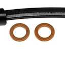 Dorman H380556 Front Passenger Side Brake Hydraulic Hose Compatible with Select Ford / Lincoln Models