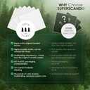 SUPERSCANDI 5 Pack Swedish Dishcloths for Kitchen - 100% Biodegradable & Compostable Reusable Paper Towels Washable, Food-Safe & Without Plastic - Dish Rags Suitable for Any Surface, Artdeco Blue