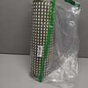 Kitchen Runner Rugs Non Slip Washable, Super Absorbent Soft Chenille Braided Kitchen Mats for Floor Rubber Backing Sink Mat Standing Hallway Floor Mat, Easy Clean, Green 17"x59"