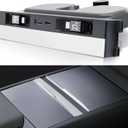 USB Hub for Tesla Model Y Juniper 2025 2026 Model 3 Highland 2024 2025 with Sliding Cover, 119W Multi Ports Fast Charger Waterproof Docking Station with Retractable Cables fit Center Console