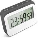 VPAL Digital Kitchen Timer 12/24 Hours Alarm Clock with Magnetic Back and Retractable Stand, Large LCD Display