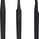 3PCS Precision Tweezers Set, Upgraded Anti-Static Stainless Steel of Tweezers, for Electronics, Soldering, Laboratory Work, Jewelry-Making, Model, Craft