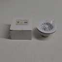 Westbrass D214-50 3-1/2" Post Style Large Kitchen Sink Basket Strainer, 1-Pack, Powder Coat White