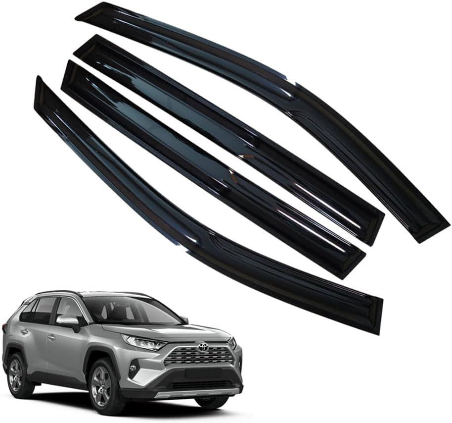 Window Visors Rain Guards for Toyota RAV4 2019 2020 2021 2022 2023 2024 2025 Accessories, Wind Deflectors Vent Shades for Toyota RAV4