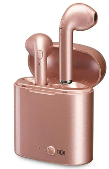 iLive True Wireless Bluetooth Earbuds in Rose Gold
