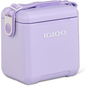 Igloo Lilac Breeze 11 Qt Tag-Along Too Strapped Picnic Style Cooler