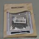 Maxcomfi Lash Clusters Kit, 8-16mm,144 Clusters of Natural & Curly DIY False Eyelash Extensions with Professional Eyelash Glue, Setting Solution, Tweezers (MC03)