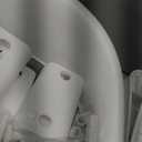 Forbena Potty Training Toilet Seat with Step Stool Ladder, Toddler Kids Potty Seat for Boys Girls, Non Slip Foldable Toilet Training Seat with Soft Cushion, Comfortable Handles (White-Grey)