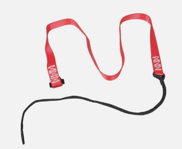 64" Plow Strap for ATV/UTV Winch - 4800lbs Heavy Duty Lift Strap - Ultra High Molecular Weight Polyethylene, Red