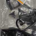 TOYANDONA 4pcs Mini Street Light Model Miniature Street Lamps LED Post Lights Microscopic Model Lights for DIY Dollhouse Landscape Fairy Garde Accessories,Black