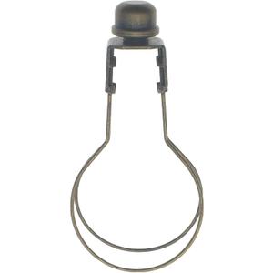 FDXGYH Clip On Lampshade AdapterRound Light Bulb Holder with Lamp Shade for Attaching DIY Lamp Projects (Bronze)