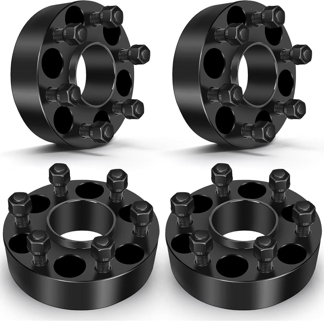 ECCPP 4PCS 6x120mm to 6x120mm Hubcentric Wheel Spacers 1.5 inch 6 Lug 14x1.5 Studs Fit for 2019-2022 for Chevrolet Blazer 2015-2022 for Chevrolet Colorado| 2018-2022 for Chevrolet Traverse