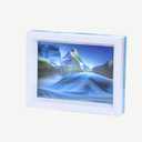 Moving Sand Art Picture,360° Rotatable Flowing Sand Painting,Relaxing Glass Frame 3D Deep Sea Sandscape in Motion Display,Quicksands Painting Desktop Decor Great Gift (Color : Mirage)