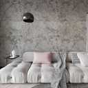 Extra Wide Concrete Textured Wallpaper Peel Stick Light Grey Matte Thicken 31.5"x 1181" Retro Industrial Style Contact Paper Waterproof Self-Adhesive Cement Wall Sticker Vinyl Wrap
