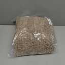 H.VERSAILTEX 2 Piece Bathroom Set - Super Absorbent Chenille Striped Bath Mats, Non Skid, Machine Washable (Taupe Brown, 47 x 17 Plus 17 x 24 - Inches)