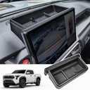 HGWEI Dashboard Storage Box Compatible with 2024-2026 Toyota Tacoma & 2025 2026 4Runner (14 Inch Screen Only), Behind Screen Dash Tray Interior Center Console Organizer Accessories-Not for 8" Screen