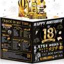 18th Birthday Card for Girl Boy Son Daughter, Big Pop Up 18th Birthday Cards for Grandson Granddaughter, Back In 2008 Funny 18 Year Old Birthday Decorations