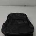 MASINTOR 15.6 inch PU Leather Laptop Backpack Purse for Women, Large College Casual Backpack Travel Bag Black