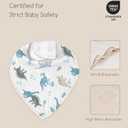 Muslin Baby Bibs 8 Pack, Baby Bandana Drool Bib for Drooling and Teething, Cotton Soft Absorbent for Girls Boys BC