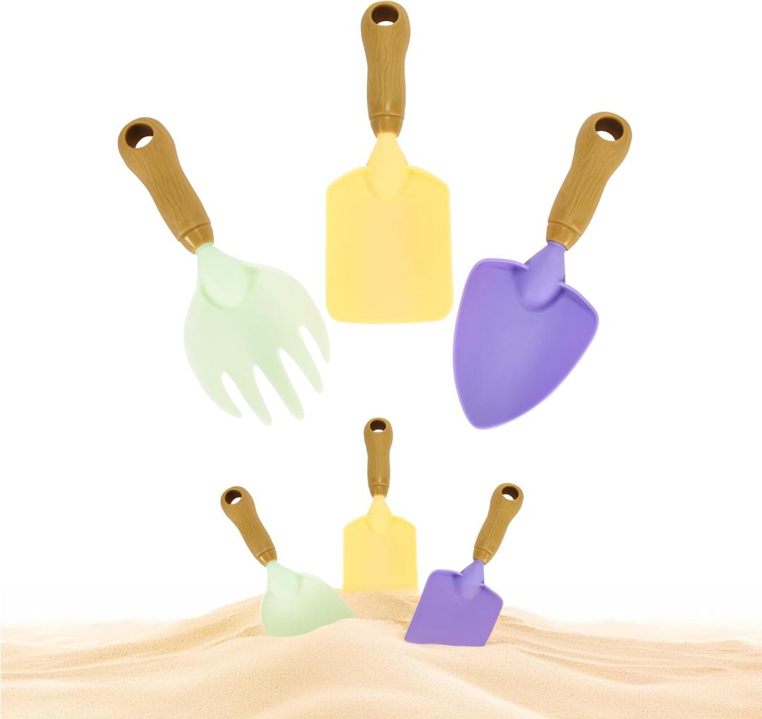 Top Race Multi-Color Plastic Sand Shovels for Kids, Durable, Safe, Lightweight, Sand Scoop Plastic Shovels for Beach Play, Treasure Hunting Fun, 1.5x9.5x7 inches