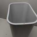 Rubbermaid Commercial Products Resin Wastebasket/Trash Can, 7-Gallon/28-Quart, Gray, Plastic, for Bedroom/Bathroom/Office, Fits Under Desk/Sink/Cabinet
