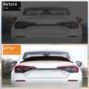 Rear Spoiler fit for Honda Civic 11th Gen Sedan 2022 2023 2024 2025 2026,Rear Trunk Spoiler Wing Lip,Car Exterior Rear Body Part Molding Cover Trim,ABS,Glossy Black