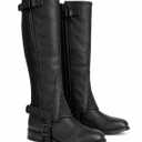 ROYAL HORSE Genuine Leather Half Chaps for Horse Riding – Zip-Up, Breathable, Built to Last | Men and Women (XL)