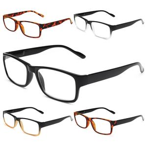 Gaoye Professional Reading Glasses for All Day - Computer Readers with Blue Light Protection - Value Pack, +0.5