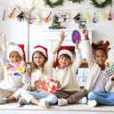 40 Pcs Music Christmas Ornaments Wooden Guitar Grand Piano Violin Saxophone Drum Instrument Gifts Xmas Tree Hanging Decorations for Christmas Birthday Music Party Home Decor Supplies