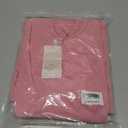 Zenlonr Women's Fall Dresses 2025 Casual Long Sleeve Ribbed Knit Crewneck Short Dress Flowy A-Line Party Dresses (Pink, L)