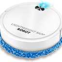 Robot Mop,New Ultra-Quiet ModelDual-Use for Wet and Dry,Intelligent Auto-Obstacle AvoidanceUltra-Thin and LightweightIdeal for Hardwood Floors and Tile CleaningWhite-4