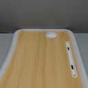 Laptop Bed Desk, Foldable Lap Desk, Portable Lap Table, Laptop Stand with Cup Holder & Tablet Slot & Lifting Handle for Working Writing Drawing & Eating - Wood