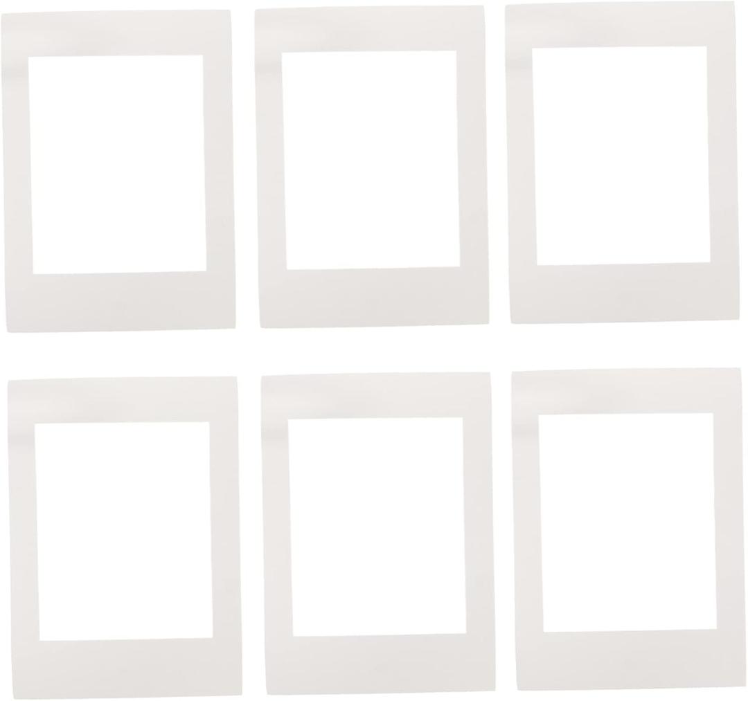 30pcs Pre-cut Mat Board for Photo Framing Decorative Picture Mats for Artwork Display Photo Accessory for Family and Creative Crafts (30X20cm, White)