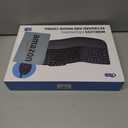 Ergonomic Wireless Keyboard Mouse Combo, Bluetooth/2.4G Split Design Keyboard with Palm Rest and 3 Levels DPI Adjustable Wireless Vertical Mouse, Multi-Device, Rechargeable, for Windows/MacBlack