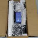 FRIDEKO HOME Floor Lamp, Color Changing Ambient Lighting for Living Room & Gaming Decor, Smart Standing Lamp with App & Remote Control, Tall Corner Lamp for Bedroom, 9W 800LM, Foot Switch, White Shade (White 1_Pack)