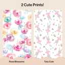 The Honest Company Comfort Dry Disposable Diapers for Sensitive Skin, Hypoallergenic, Rose Blossom + Tutu Cute, Club Box Size 2 (1218 lbs), 72 Count