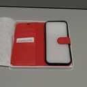 TUCCH Wallet Case for iPhone 17 Pro (6.3-Inch) 2025, RFID Blocking 4 Card Slots | Kickstand | Magnetic Closure | PU Leather | Shockproof TPU Shell | Protective Flip Folio Cover | Red