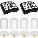 2 + 4 Pack Vacuum Filters Replacement Compatible for Shark Rotator Pro Lift-Away NV500, NV501, NV502, NV503, NV505, NV510, NV520, NV552, UV560, NV642, ZU780, ZU782, ZU785, Part Xff500 Xhf500