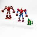 Cerpourt 2 Sets Acrylic Display Risers(4",5",6") Product Stand ((4"x5"x6") Clear Risers)