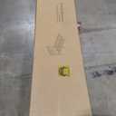 Queen Size Bed Frame, Queen Bed with Charging Station Headboard and LED Lights, Platform Bed with Metal Slats, No Box Spring Needed